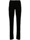 Dondup George Mid-rise Tapered Jeans In Black