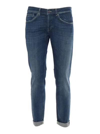 Dondup Relaxed Fit Dark Blue Denim Pants
