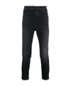Dondup Jeans In Denim Mod. Gaubert In Black