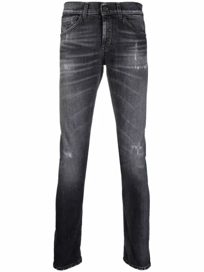 Dondup 'george' Skinny Jeans In Black  
