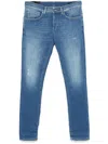 Dondup George Skinny Stretch Jeans In Blue