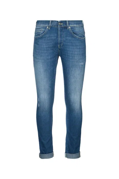 Dondup George Skinny Stretch Jeans In Blue