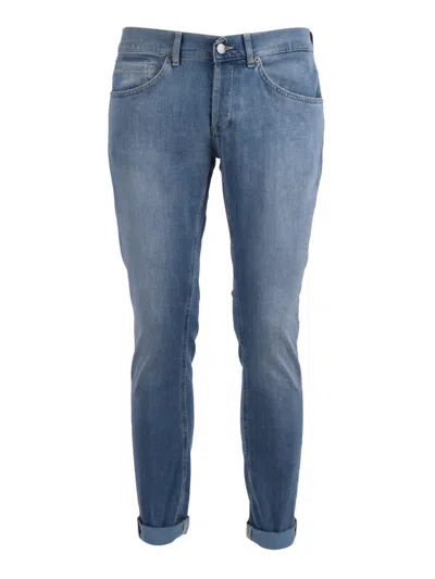 Dondup George Slim Fit Tapered Jeans In Blue