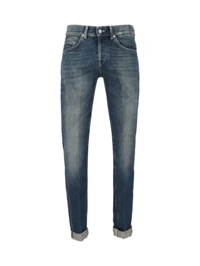 Dondup George Slim-fit Classic Five-pocket Jeans In Blue