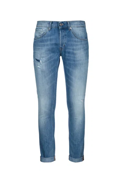 Dondup George Tapered Pants In Blue