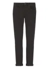 Dondup Black George Cotton Trouser In Black