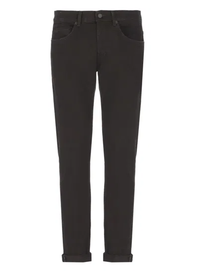 Dondup Black George Cotton Trouser