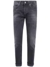 Dondup Casual Trousers Rolled Cuffs In Black