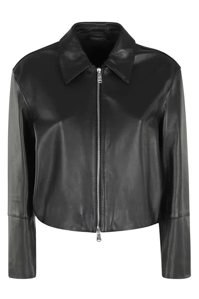 Dondup Giacca Regular In Nappa In Black