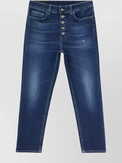 DONDUP GIOIELLO TROUSERS WITH BACK POCKETS AND BELT LOOPS