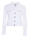 Dondup Collared Button Jacket In White