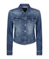 Dondup Giubbotto Denim In Blue