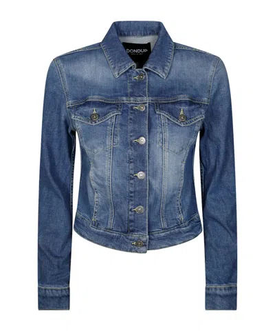 Dondup Giubbotto Denim In Blue