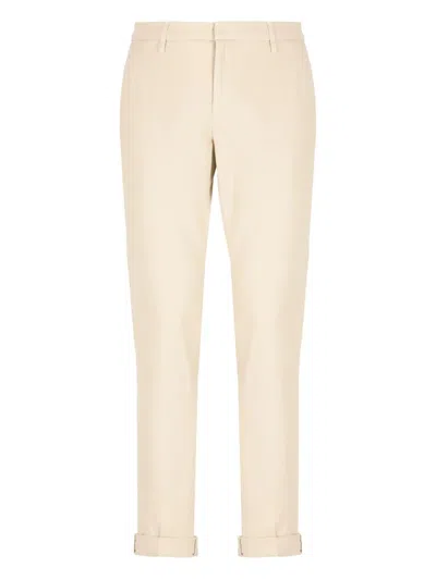 Dondup Goubert Cuffed-hem Chinos In Neutral