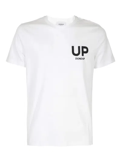 Dondup Graphic T-shirt In White