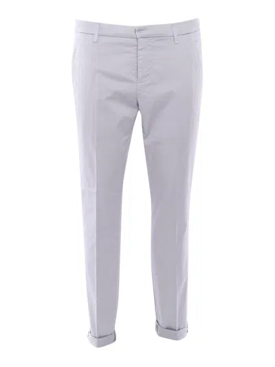 DONDUP GRAY CHINO TROUSERS