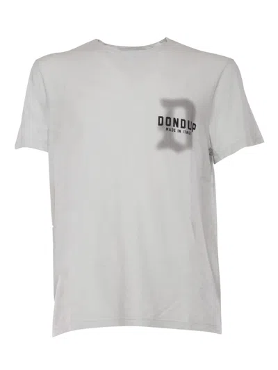 Dondup Gray T-shirt With Logo
