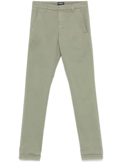 Dondup Green Cotton Trousers