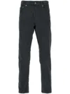 Dondup Dian Mid-rise Slim-fit Trousers In Grey
