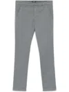 Dondup Grey Gaubert Chinos Pants In Gray
