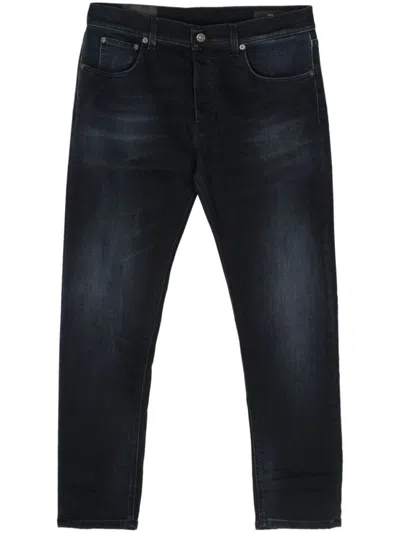 Dondup Grey Jeans With Logo
