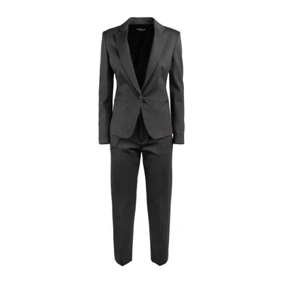 Dondup Grey Jersey Plug Suit In Gray