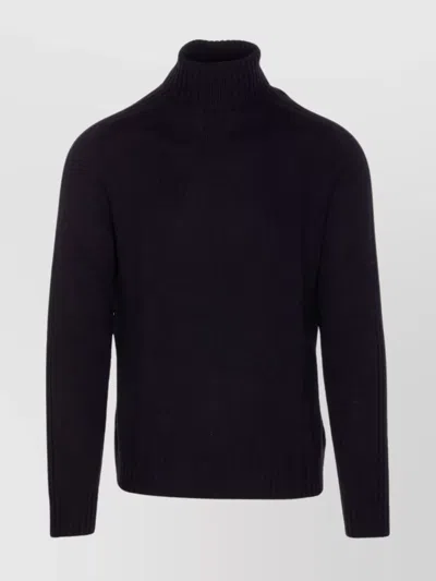 DONDUP HIGH NECK RIBBED TURTLENECK SWEATER