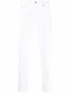 Dondup Man Pants White Size 33 Cotton In Weiss
