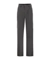 Dondup High Waist Casual Pants In Gray