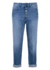 Dondup High-waisted Denim Jeans With Jewel Detailing