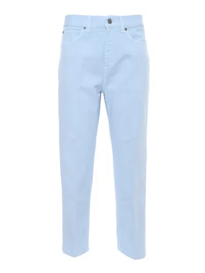 Dondup High-waisted Light Blue Jeans