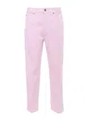 DONDUP HIGH-WAISTED PINK JEANS