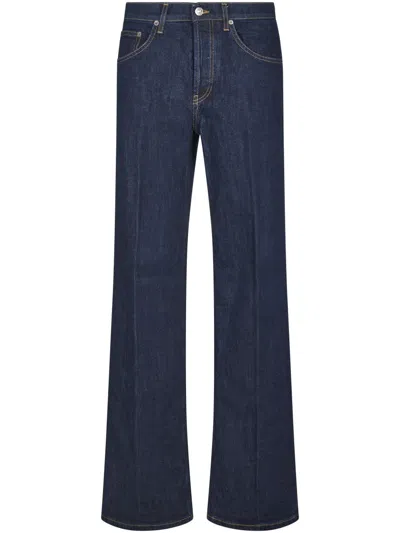 DONDUP HIGH-WAISTED WIDE-LEG DENIM TROUSERS