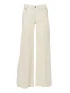 Dondup High-waisted Wide-leg Marlen Pants In Animal Print