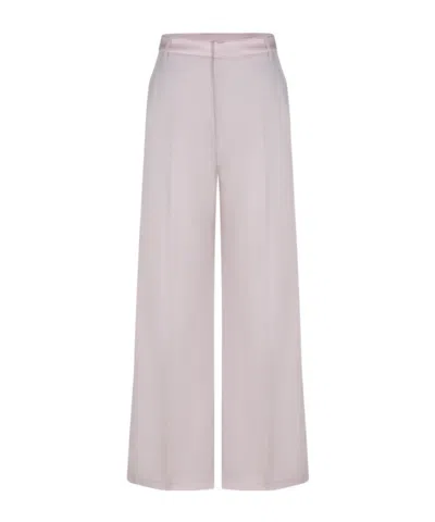 Dondup High-rise Wide-leg Pants In Purple