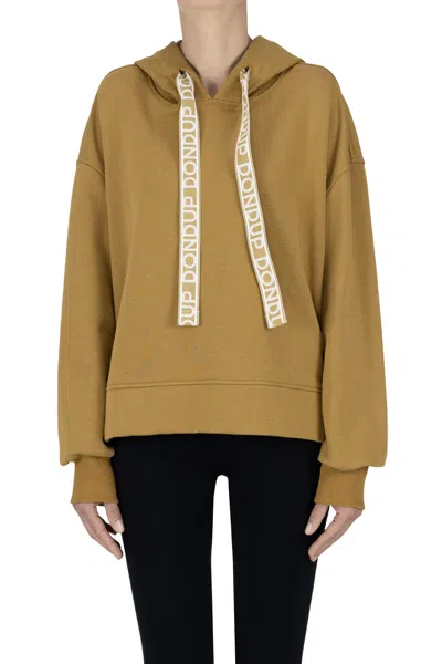Dondup Hooded Sweatshirt In Brown