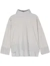 Dondup Turtle-neck Jumper In Gray