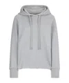 Dondup Casual Gray Hoodie With Drawstring And Ribbed Cuffs In Gray