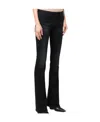 Dondup Flared Trousers Belted Faded Effect In Black