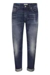 Dondup Five Pocket Icon Denim Trousers In Blue