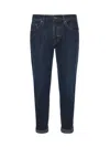 Dondup Cotton Skinny Jeans In Blue