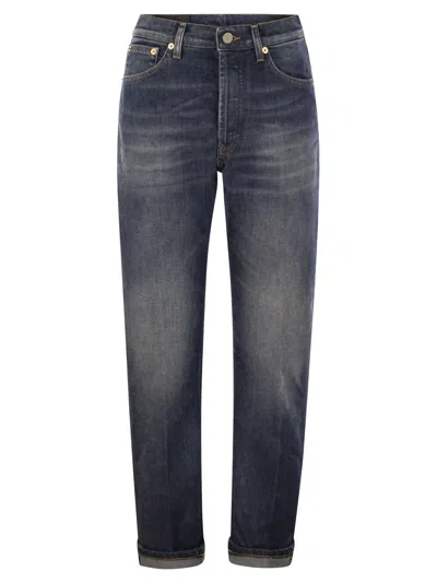 Dondup Icon Five-pocket Trousers In Blue