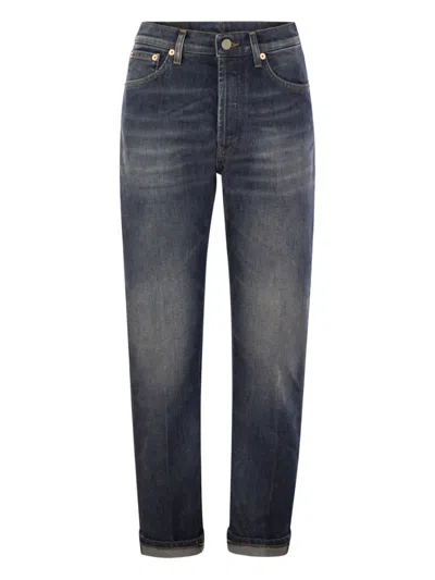 Dondup Icon Five-pocket Trousers In Blue