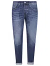 Dondup Icon Regular Fit Jeans In Blu Denim