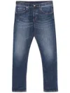 Dondup Indigo Blue Icon Jeans In Blue