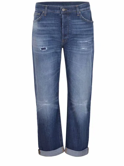 Dondup "icon" Jeans Made Of Denim. In Blue