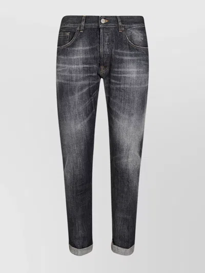 Dondup Icon Regular Fit Faded Trousers