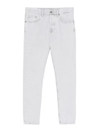Dondup Icon Regular Jeans In Light Blue In White