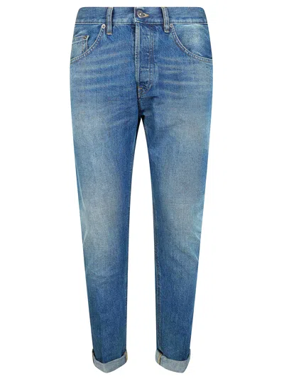 Dondup Icon Regular-fit Jeans In Rigid Denim In Blue