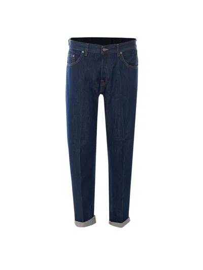 Dondup Icon Relax Tapered Jeans In Blue